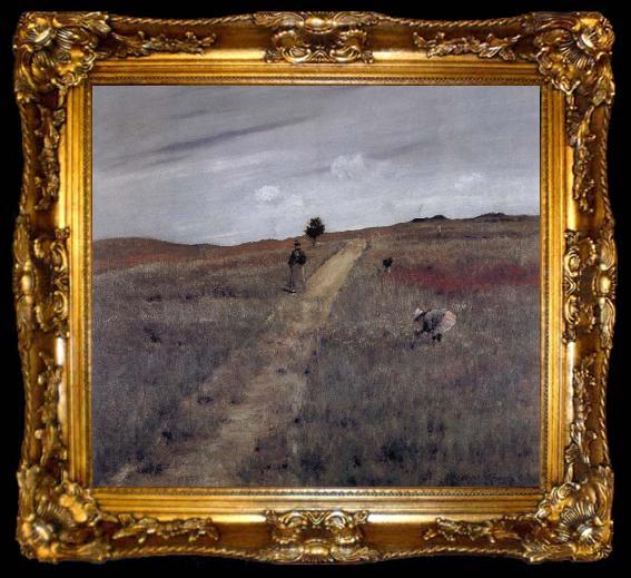 framed  William Merritt Chase Landscape, ta009-2